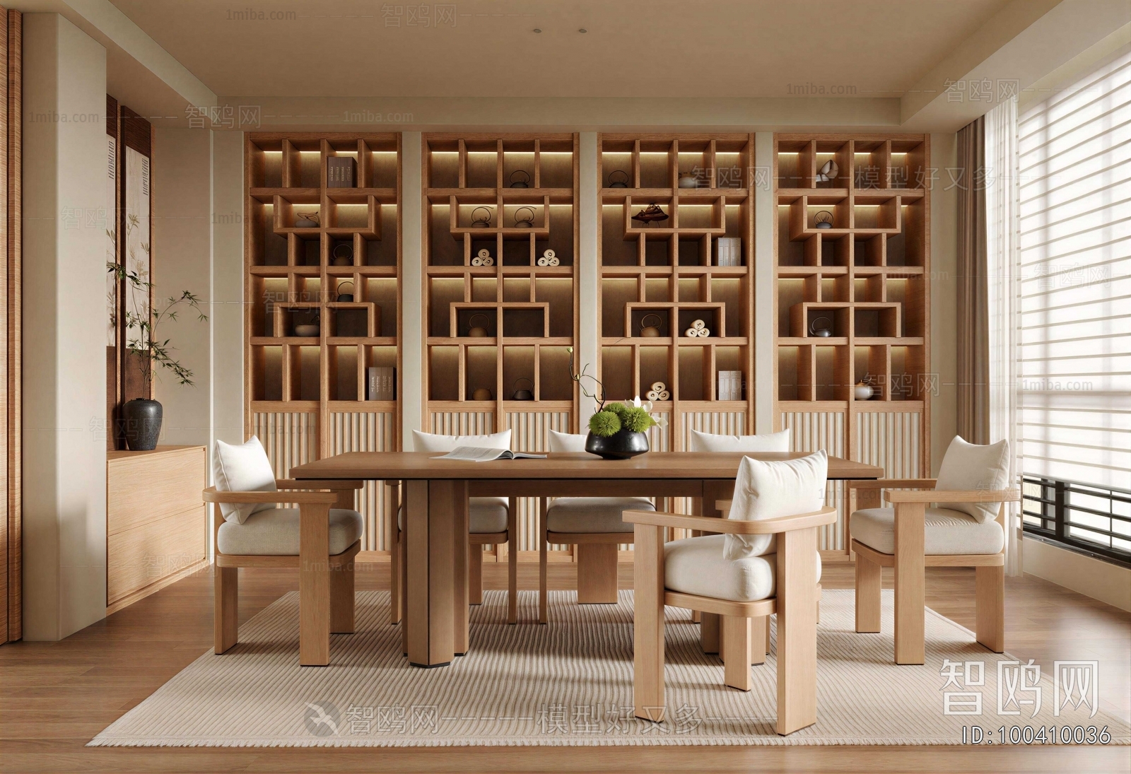 New Chinese Style Dining Room