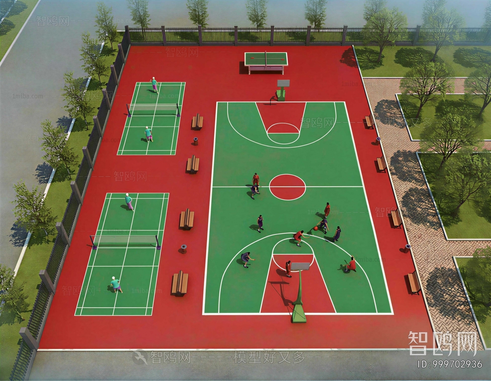 Modern Outdoor Sports Stadium