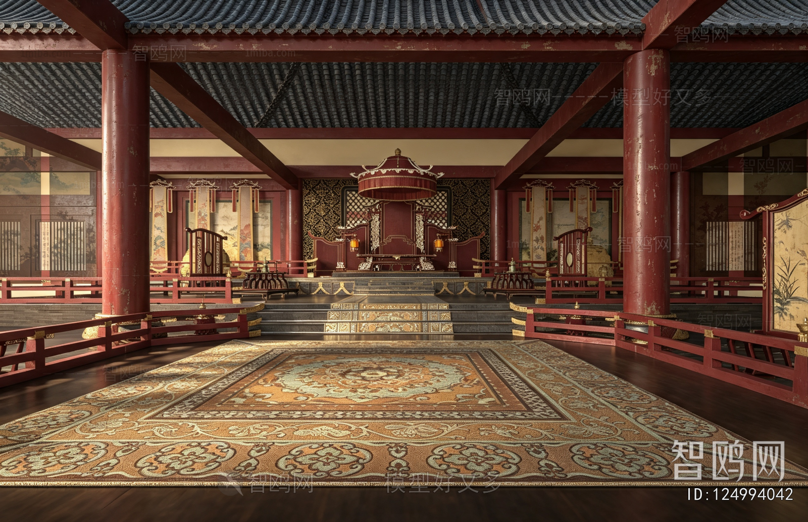Chinese Style Ancient Architectural Buildings