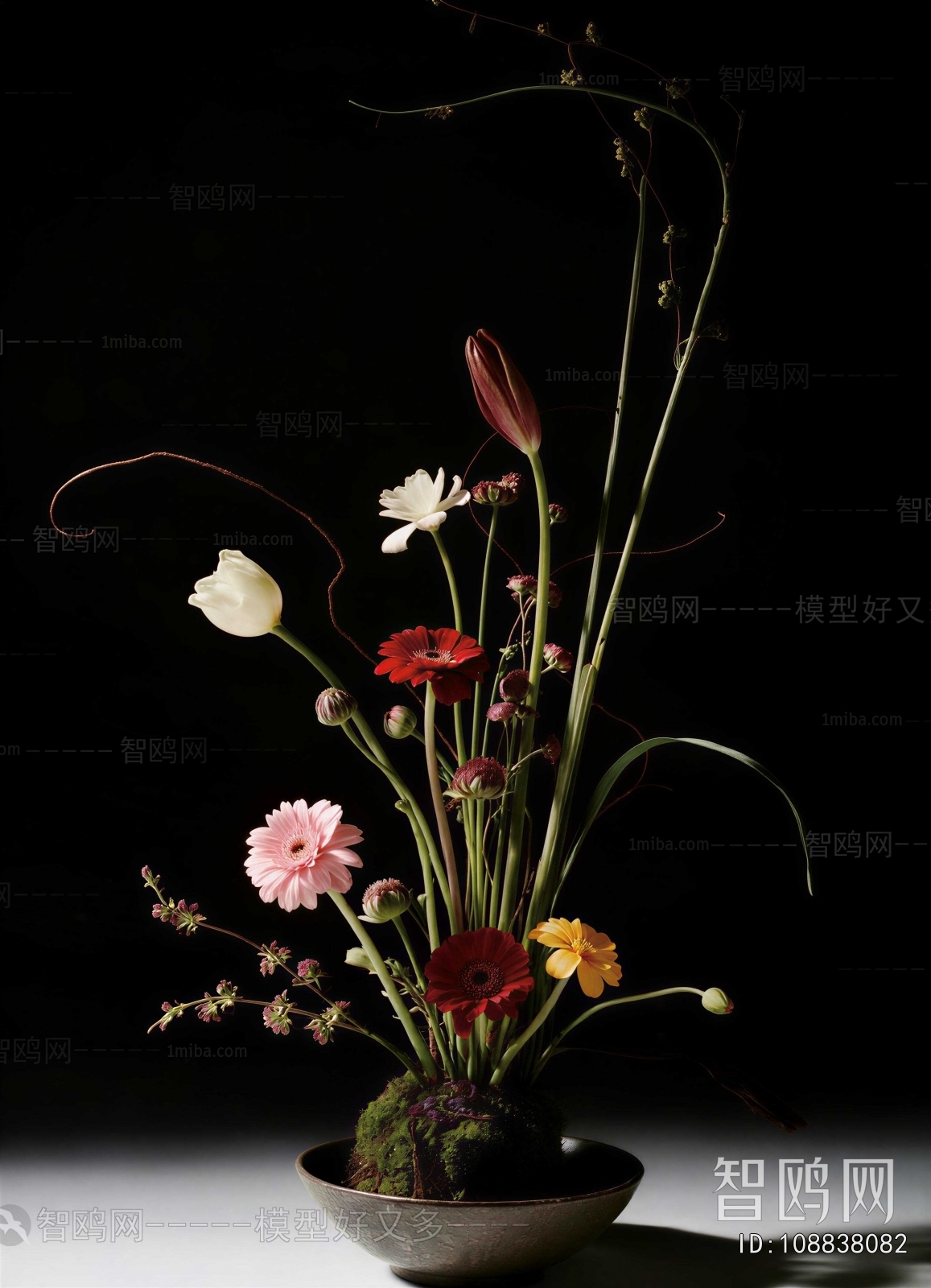 Japanese Style Flower Arrangement
