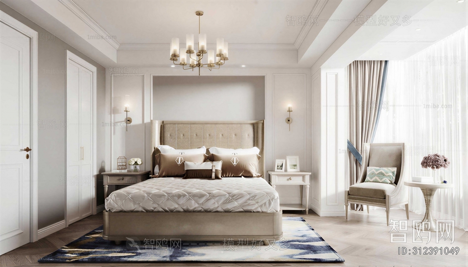 American Style Bedroom