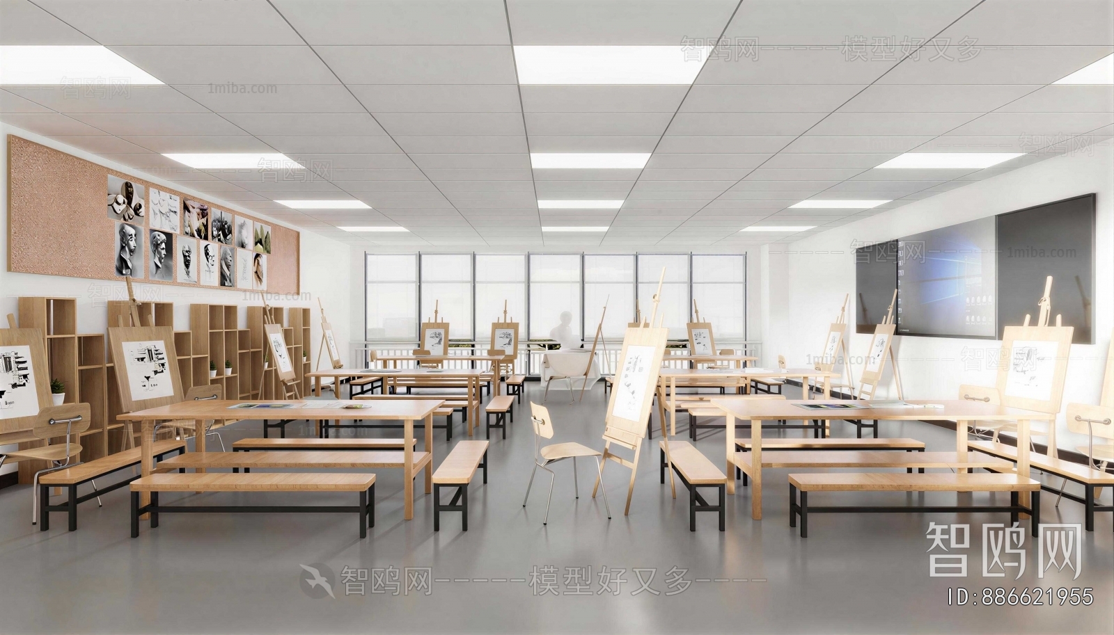 Modern Art Room