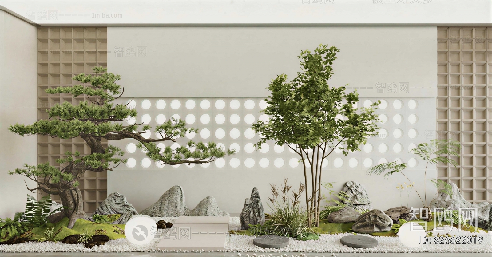 New Chinese Style Plant Landscaping