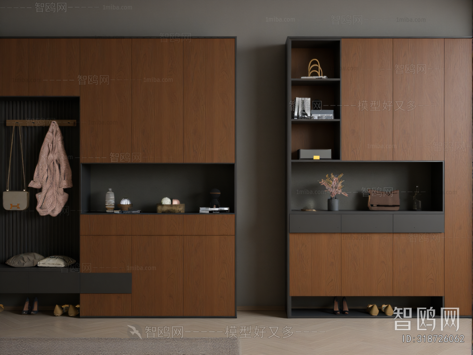Modern Shoe Cabinet