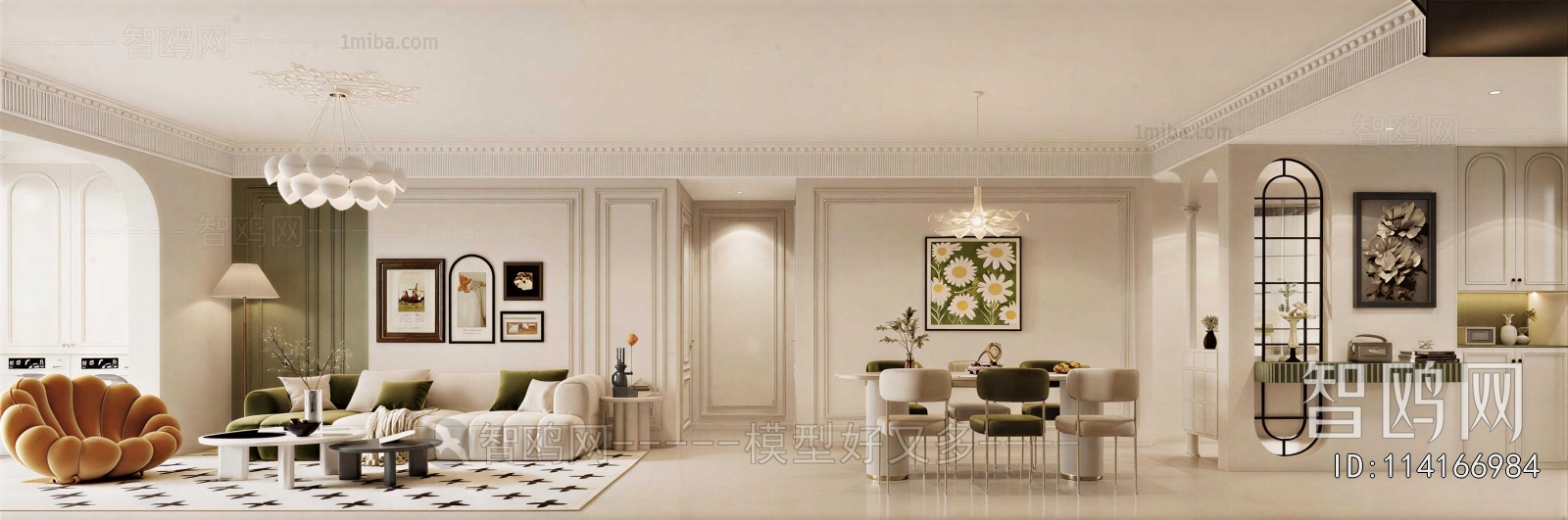 French Style A Living Room