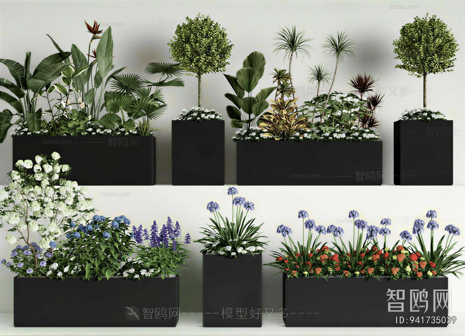 Modern Flower Bed, Flower Bowl, Flower Box