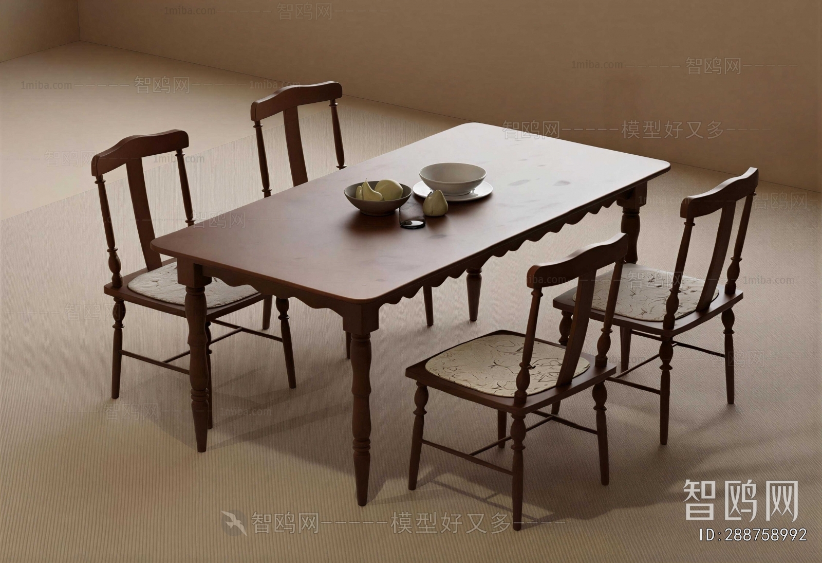 French Style Dining Table And Chairs