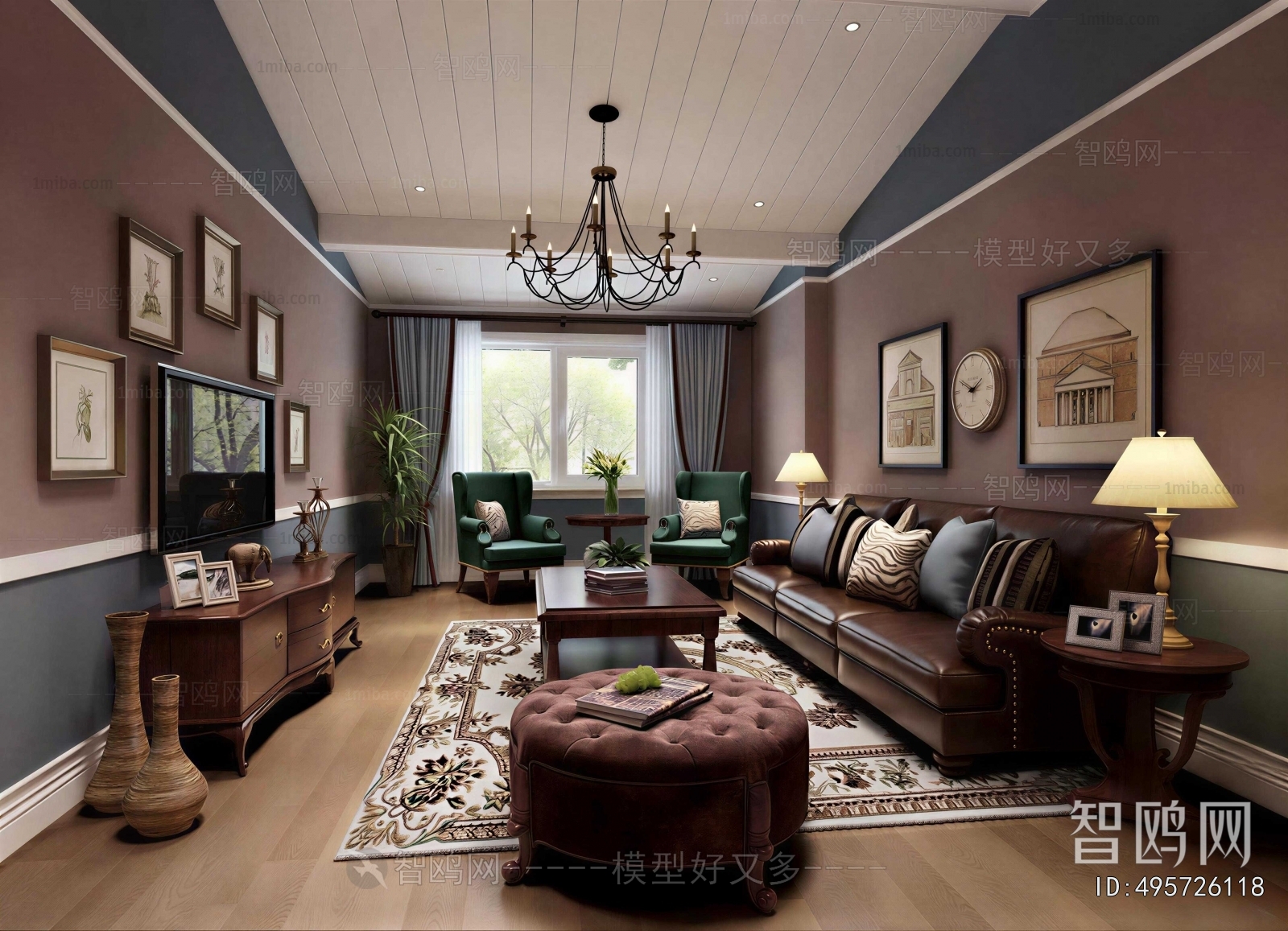 American Style A Living Room