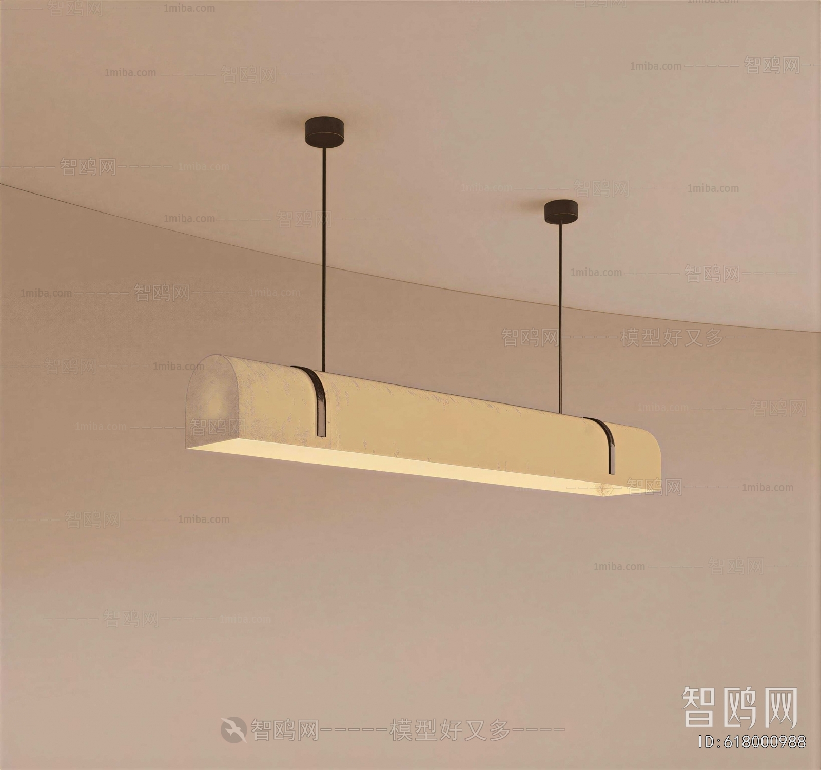 Modern Long Chandelier