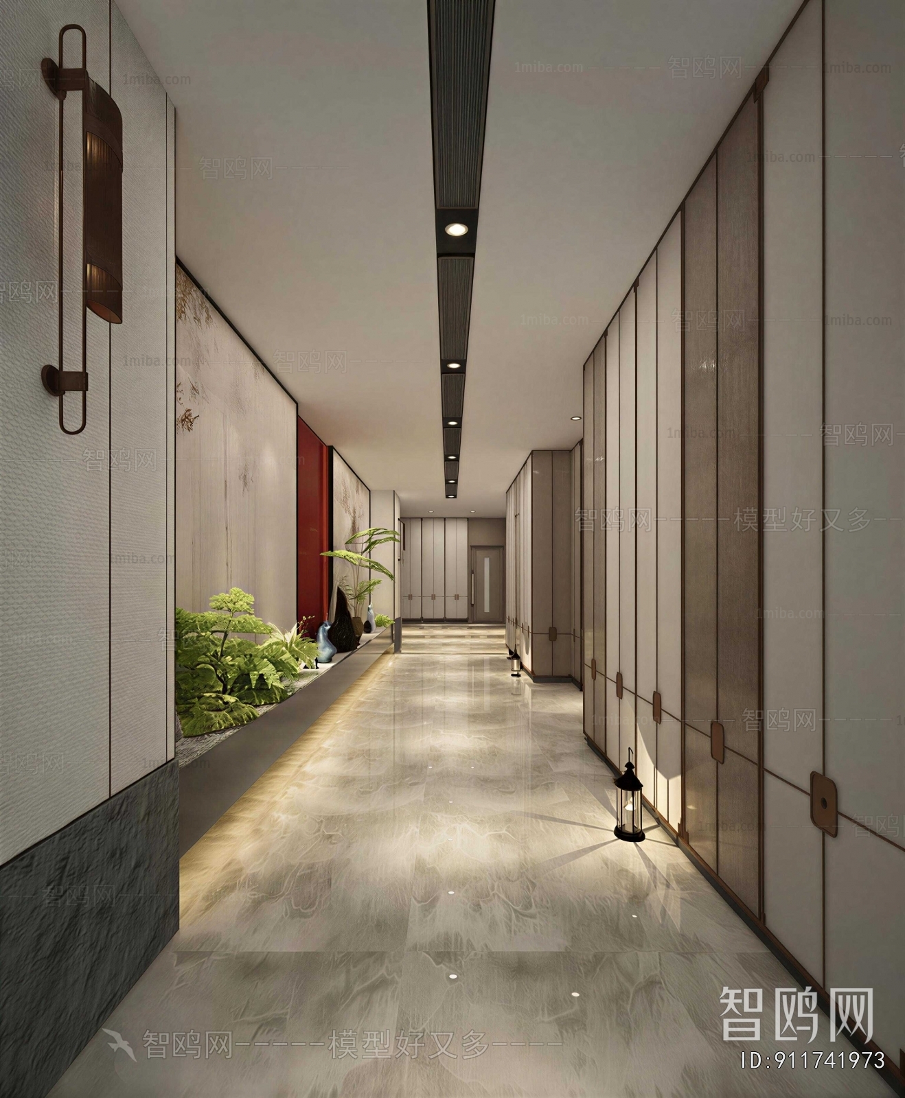 New Chinese Style Corridor