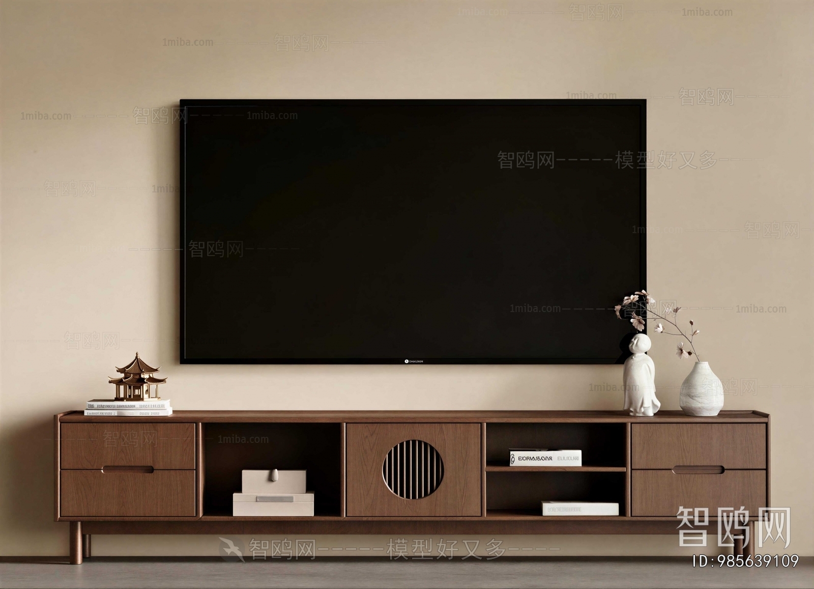 New Chinese Style TV Cabinet