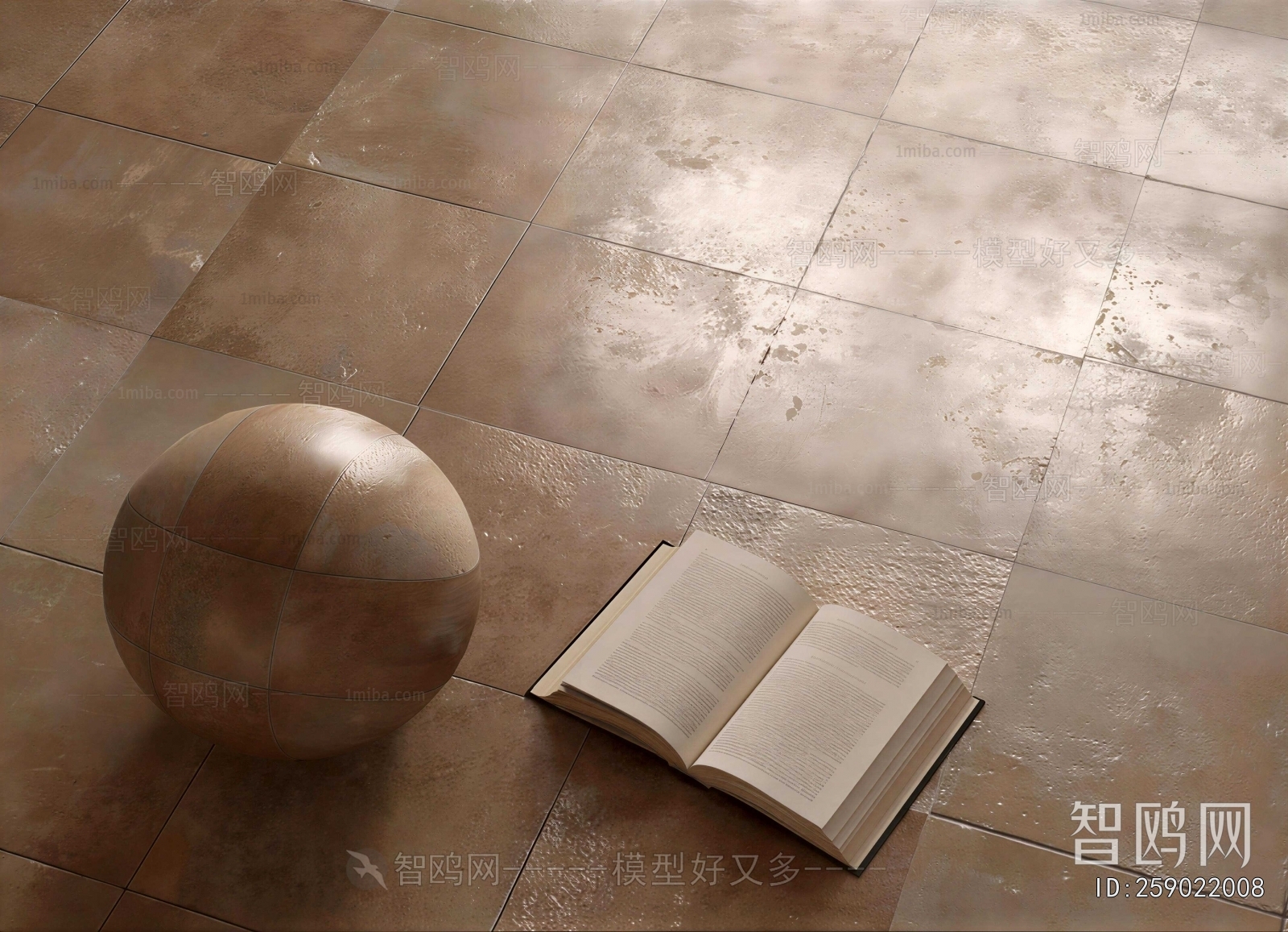Wabi-sabi Style Floor Tile