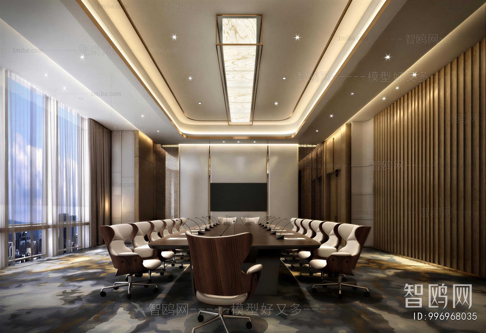 New Chinese Style Meeting Room