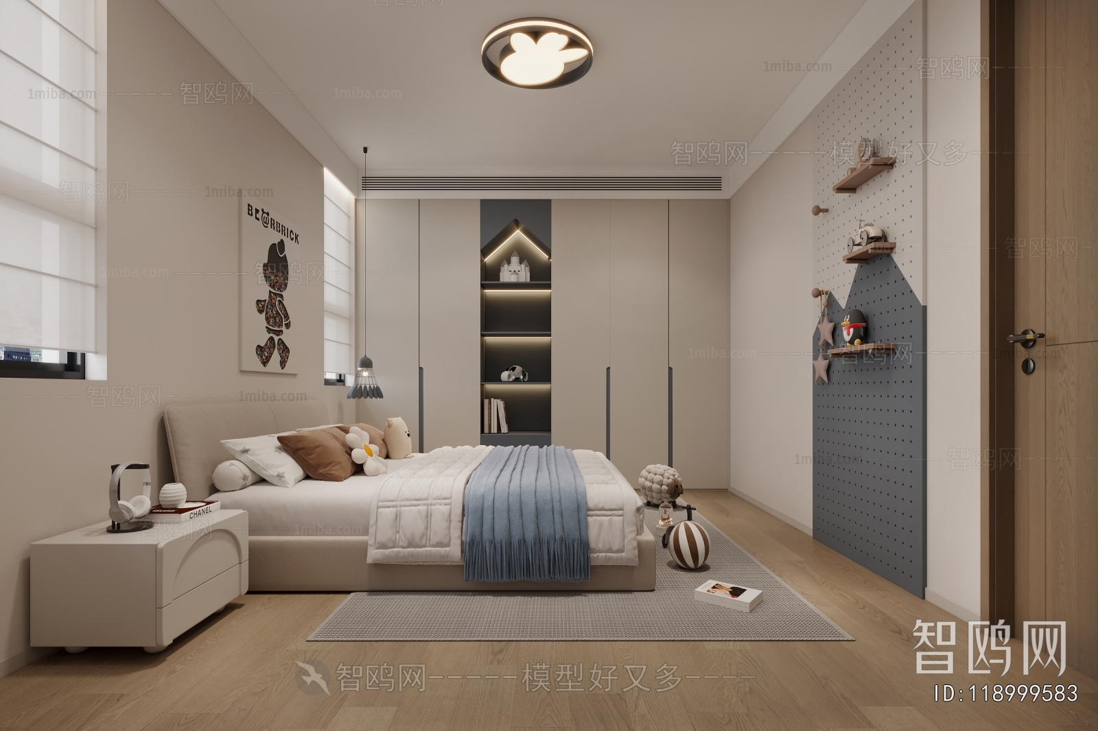 Modern Boy's Room And Son's Room