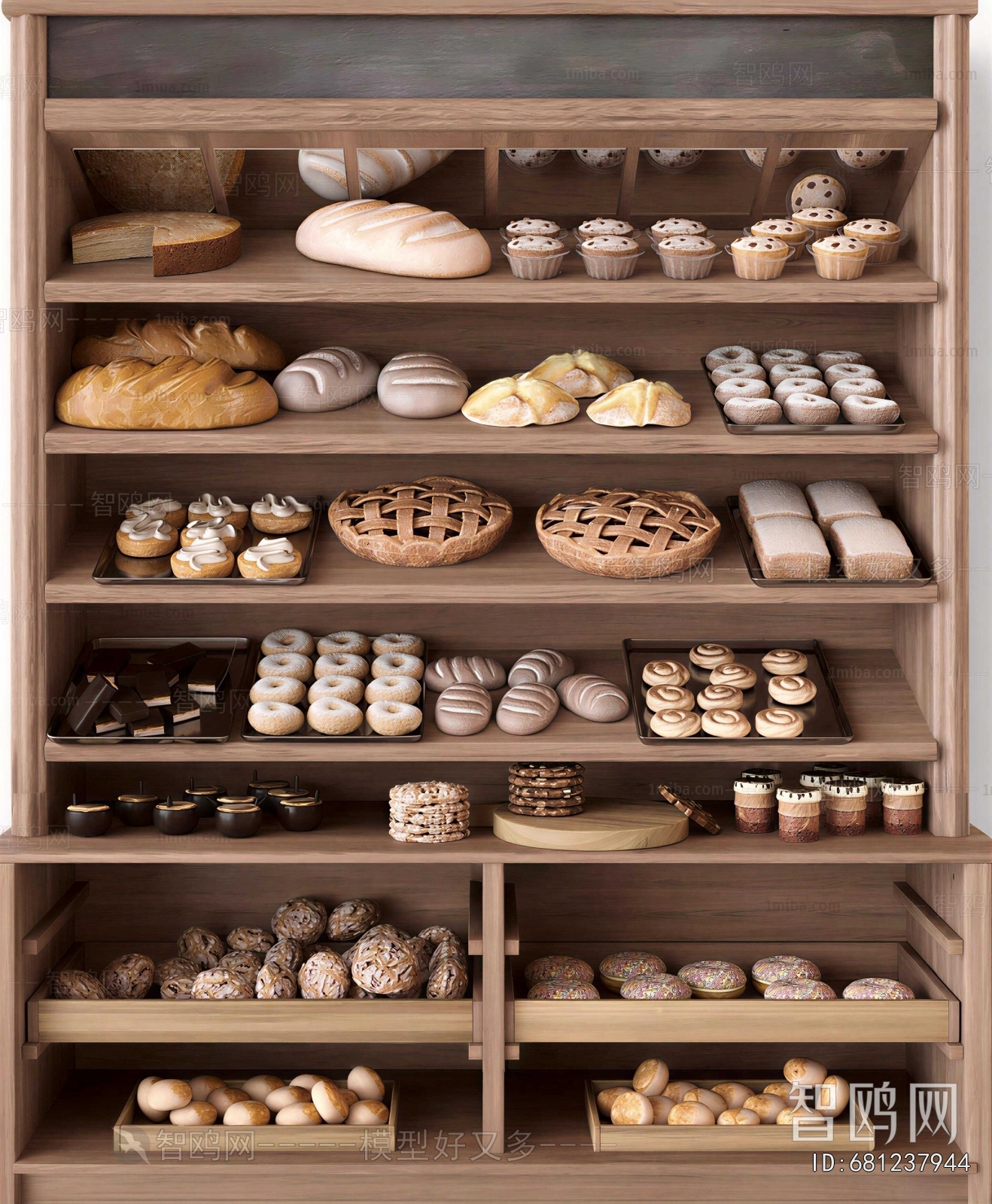 Modern Bread Cake