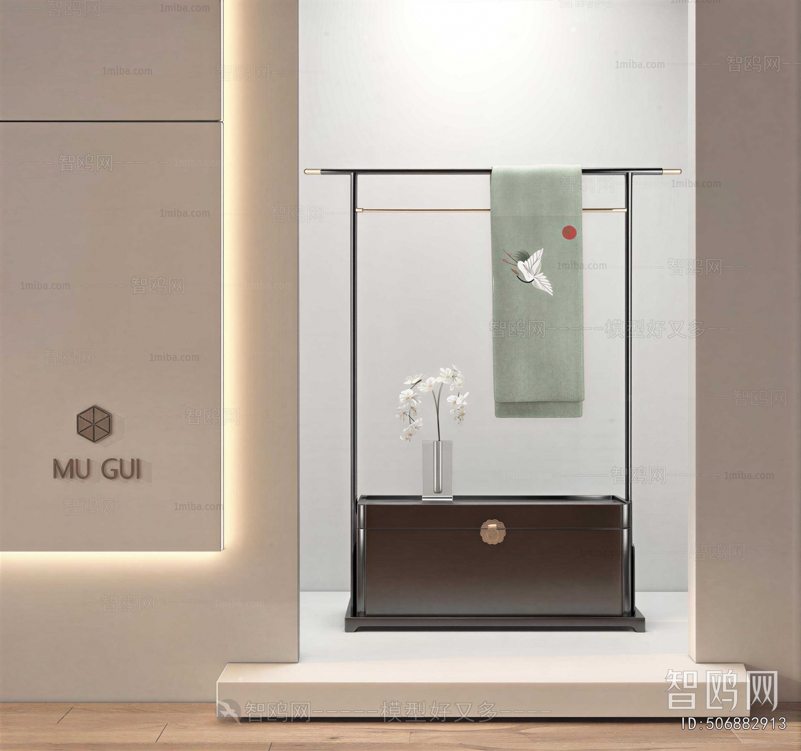 New Chinese Style Bathroom Rack