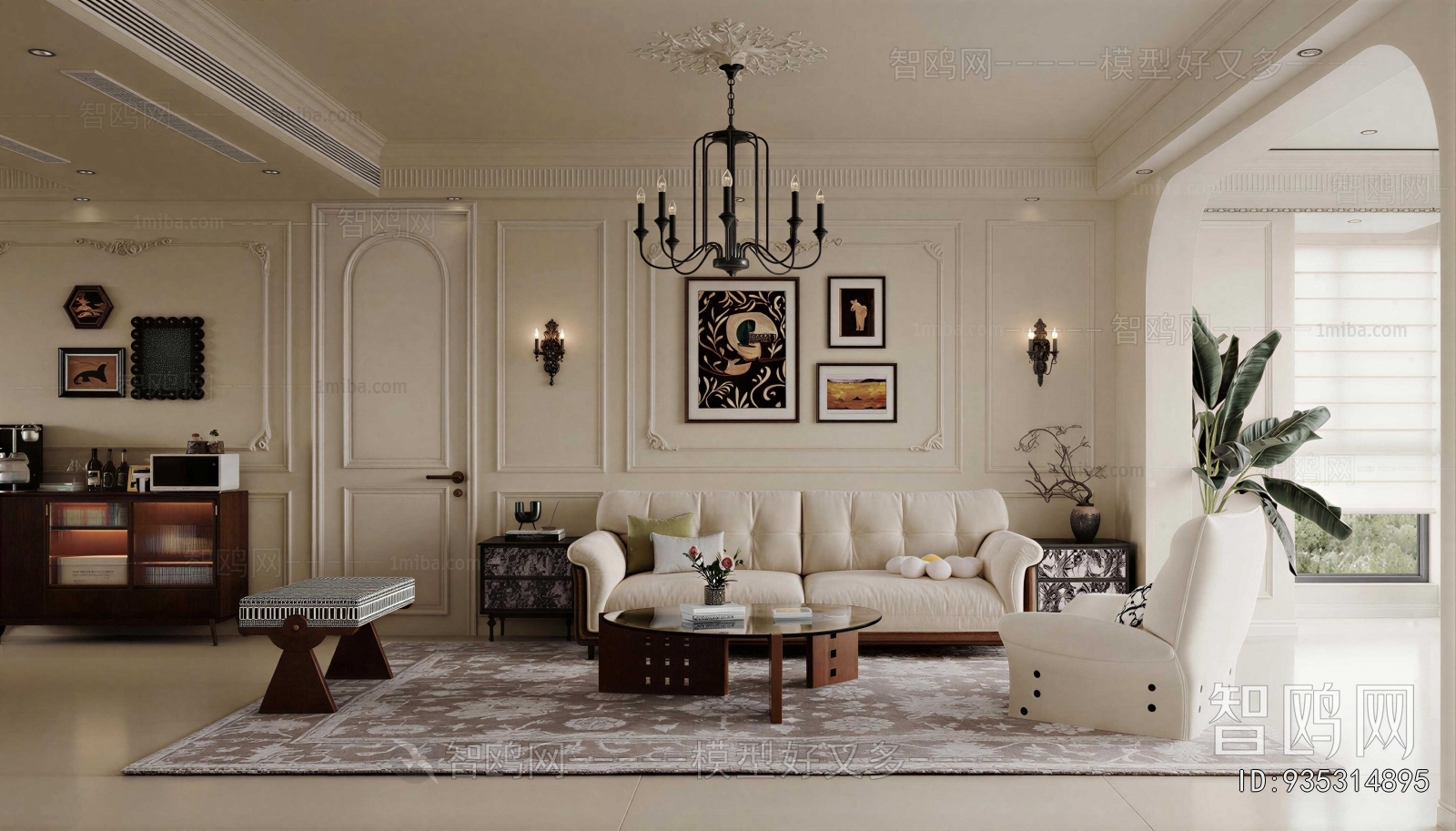 French Style A Living Room