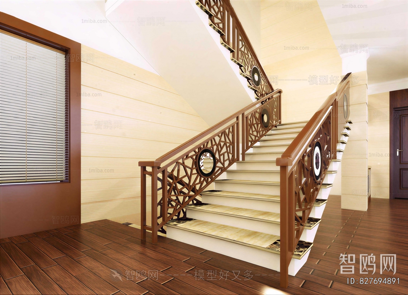 New Chinese Style Stairwell
