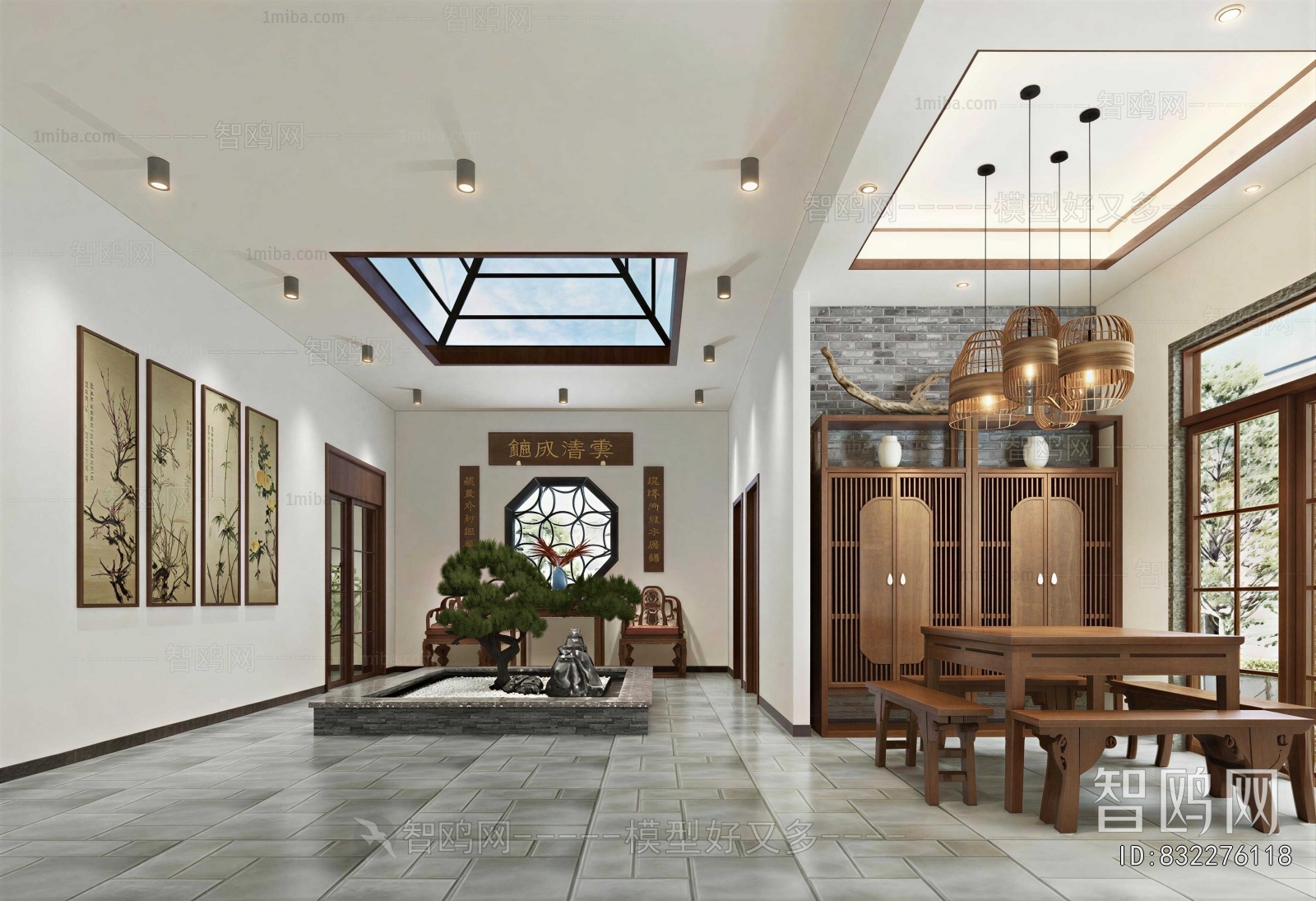New Chinese Style Hallway