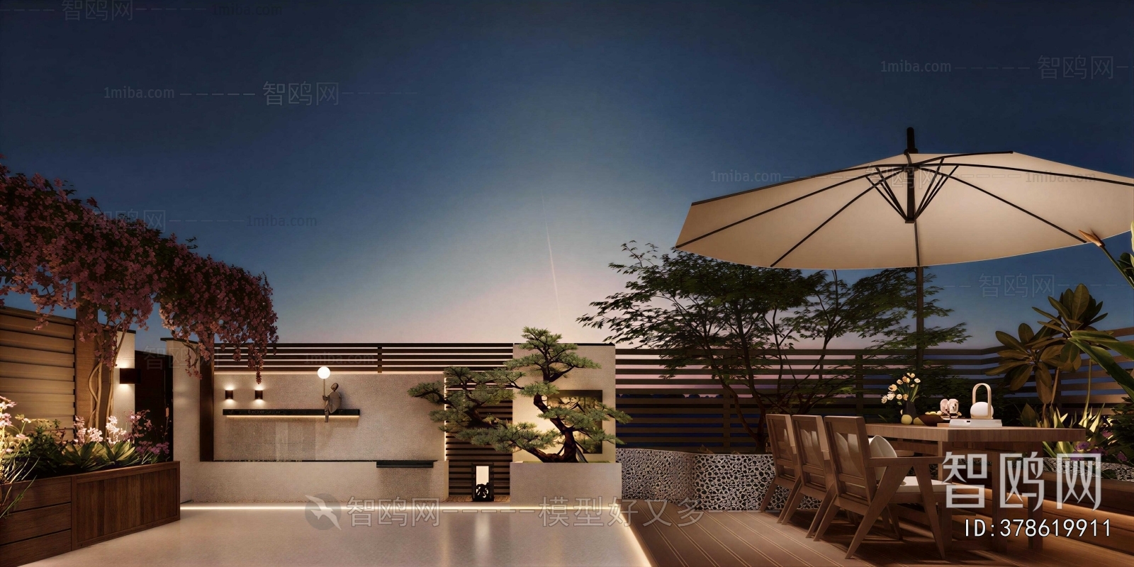 New Chinese Style Terrace