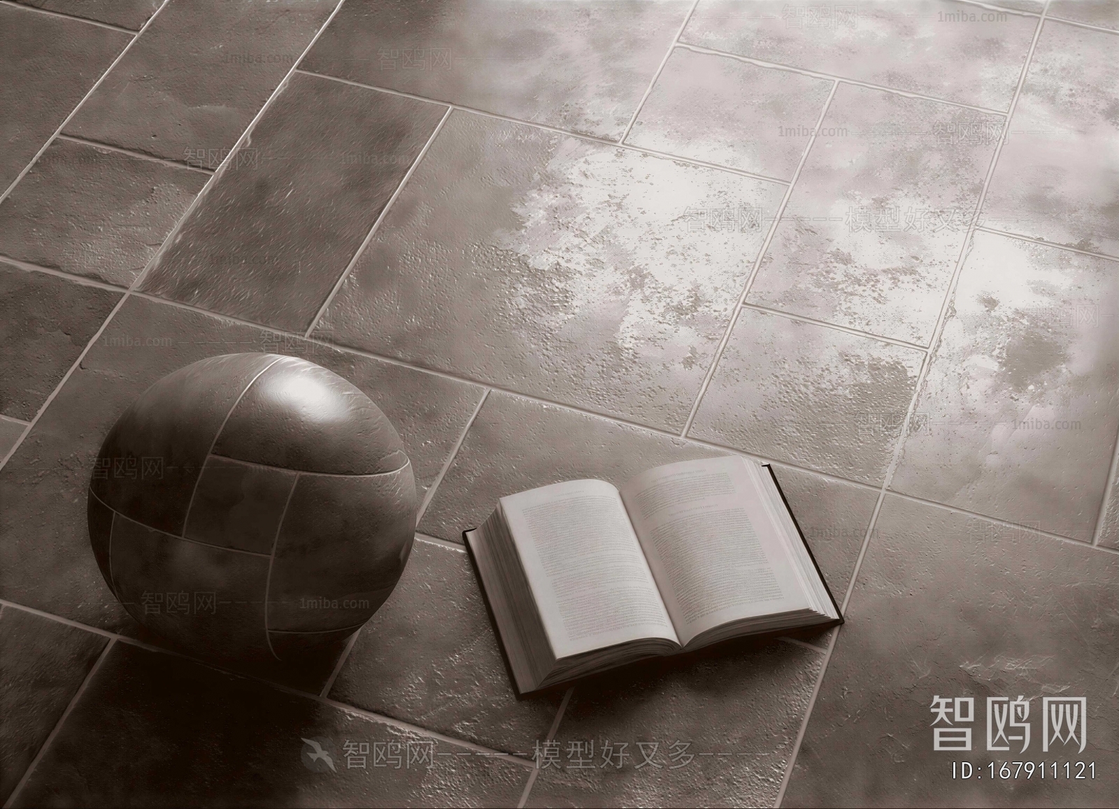 Wabi-sabi Style Floor Tile