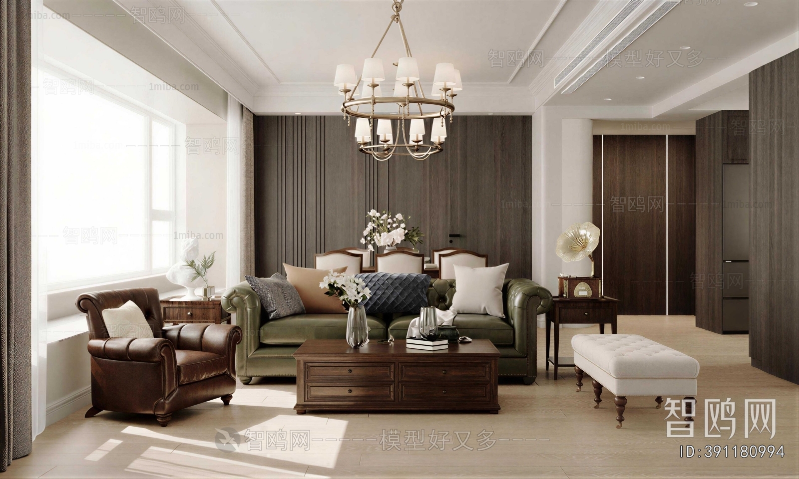 American Style A Living Room