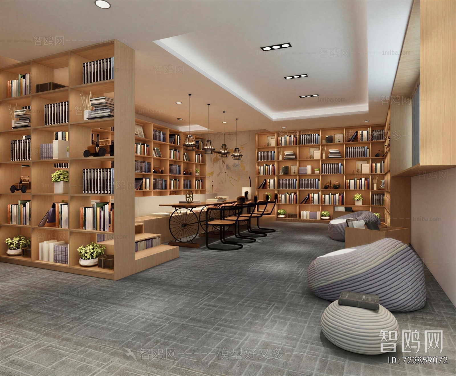 Modern Bookstore Book Bar