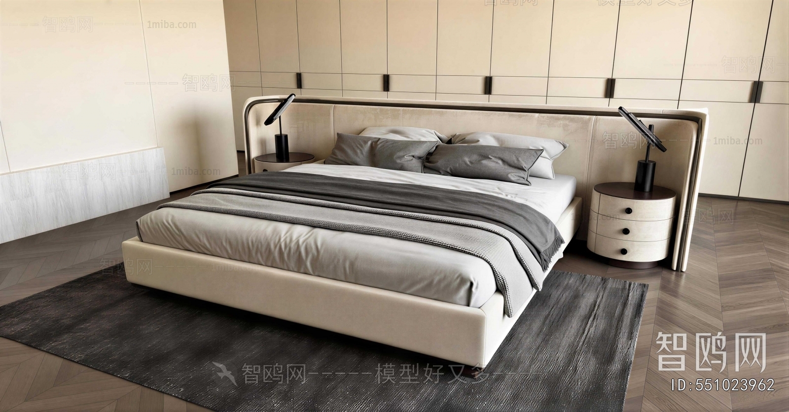 Modern Double Bed