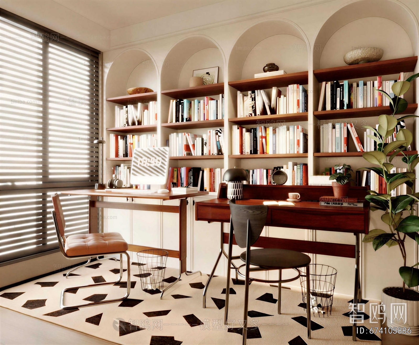 French Style Study Space