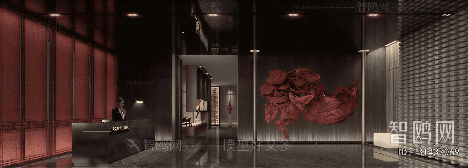 New Chinese Style Lobby Hall