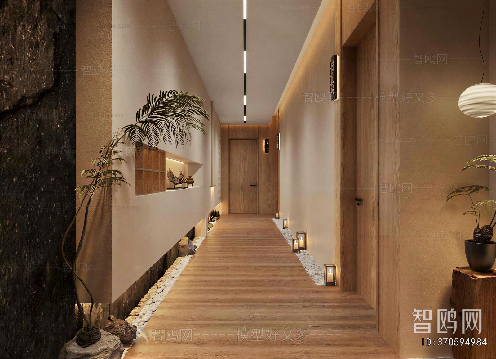 Wabi-sabi Style Corridor