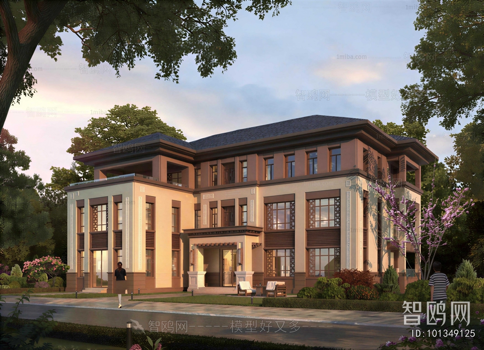 New Chinese Style Detached Villa