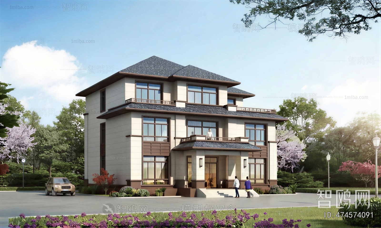 New Chinese Style Detached Villa