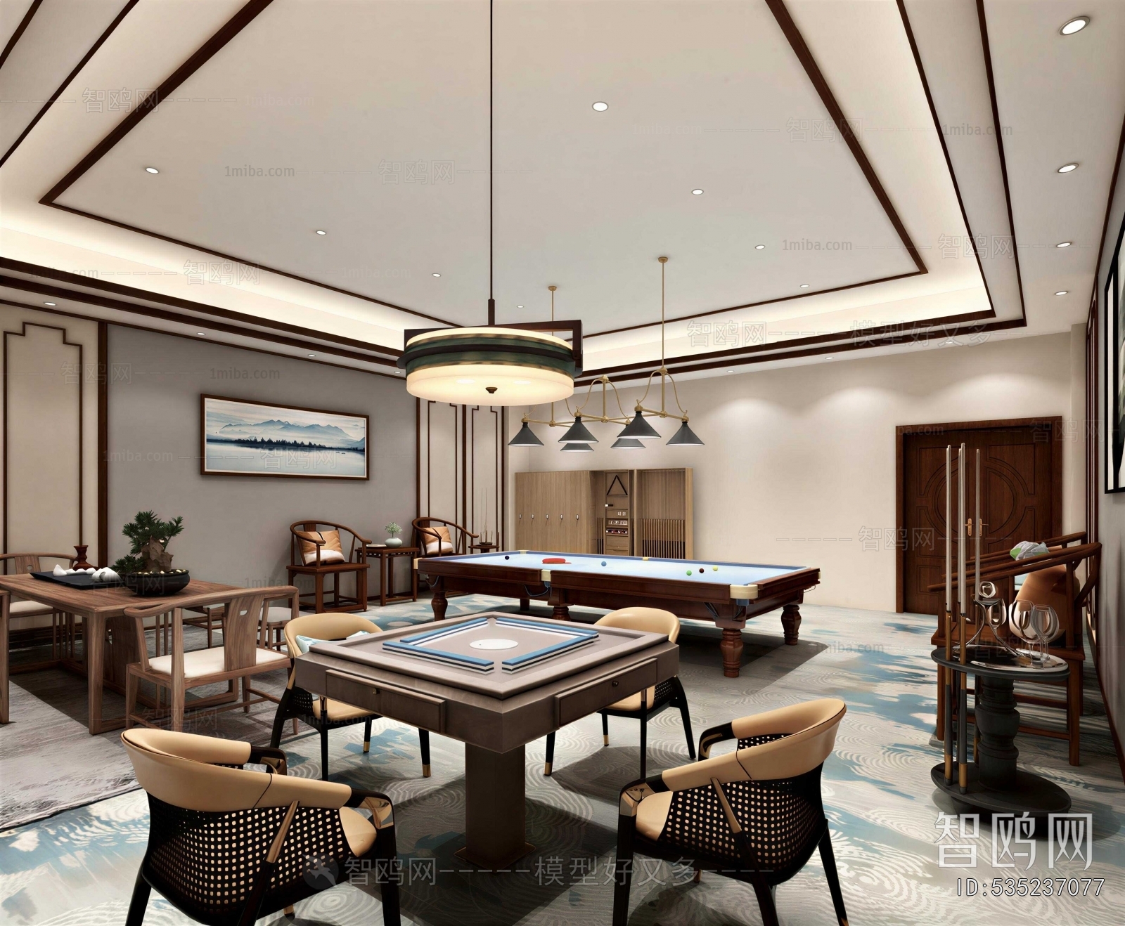 New Chinese Style Rest And Entertainment