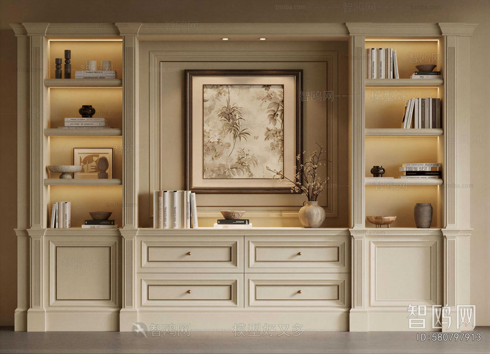 American Style Bookcase