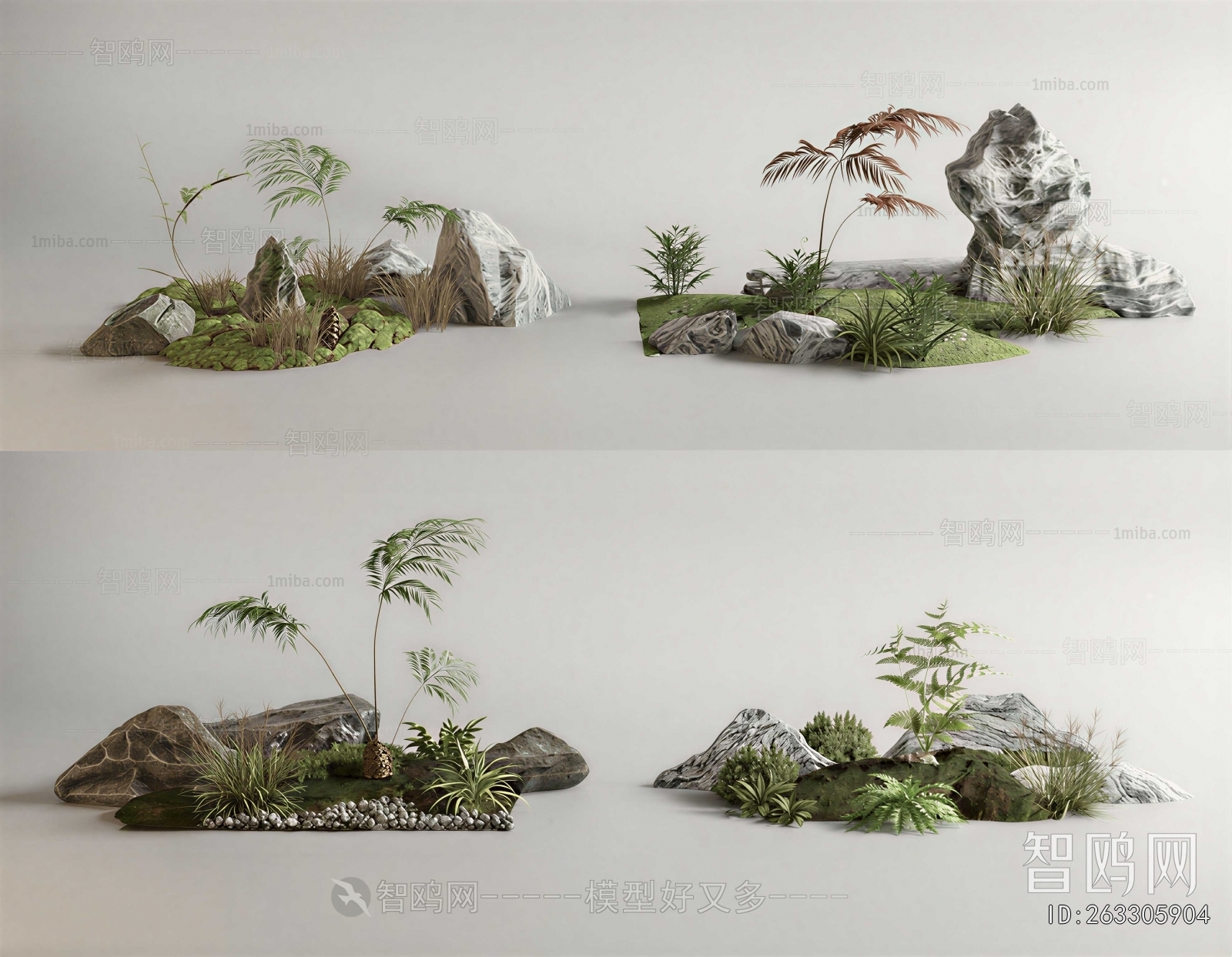 New Chinese Style Plant Landscaping