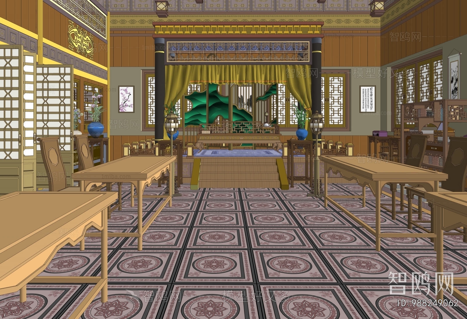 Chinese Style Ancient Architectural Buildings