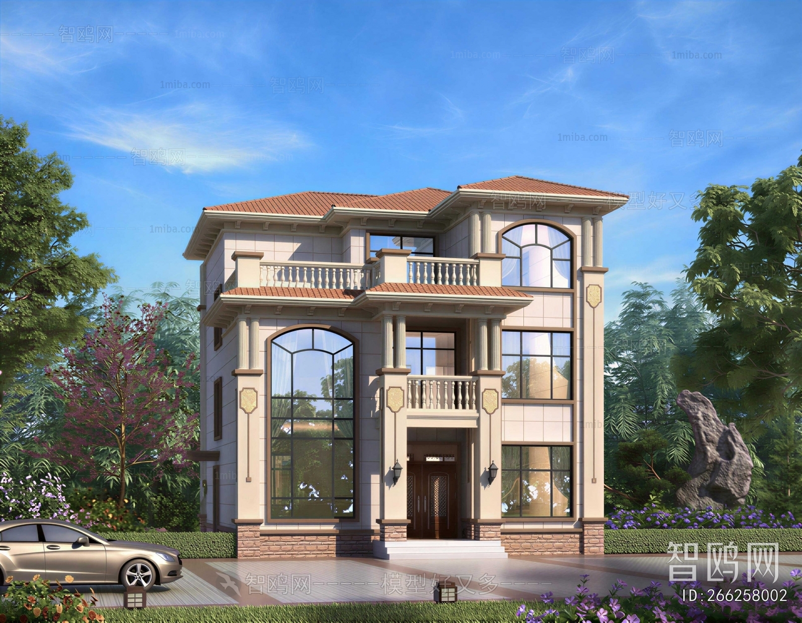 Simple European Style Detached Villa