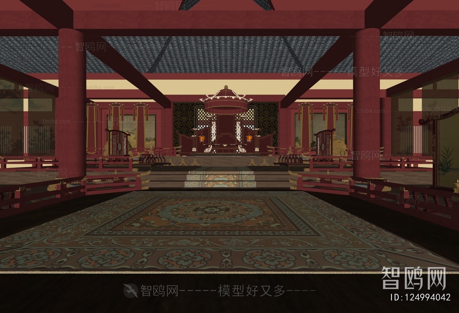 Chinese Style Ancient Architectural Buildings