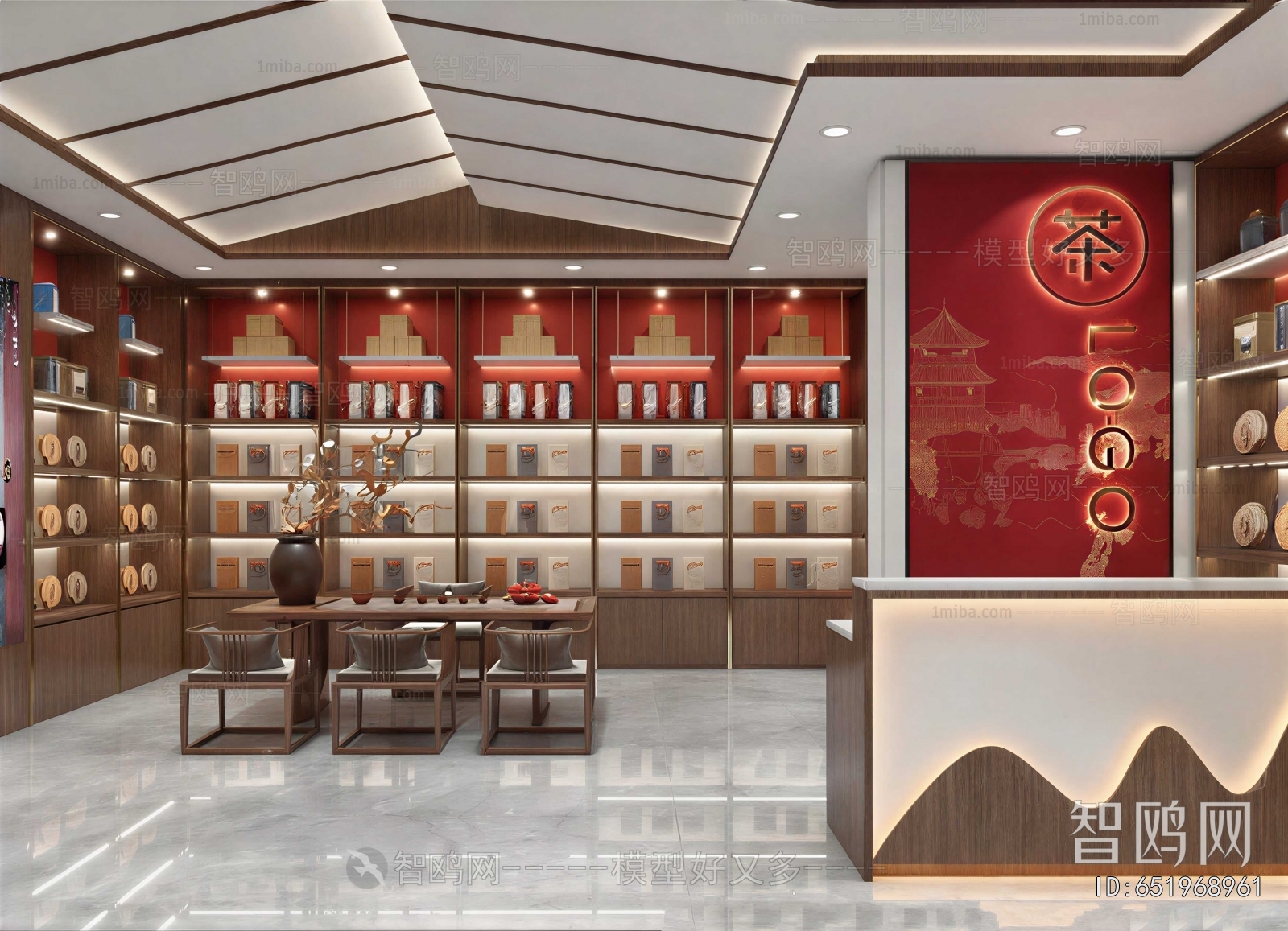 New Chinese Style Tea Shop