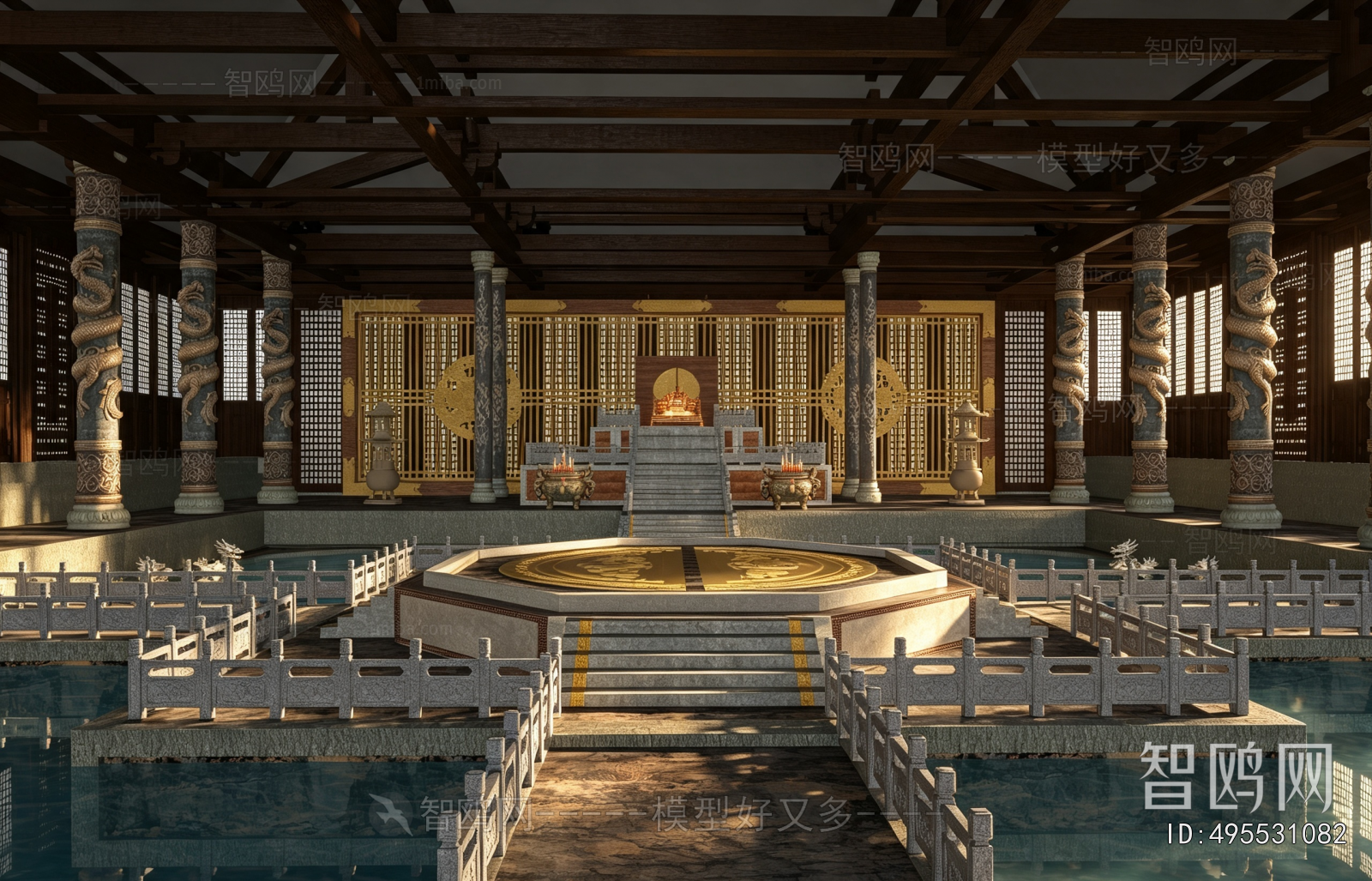 Chinese Style Ancient Architectural Buildings