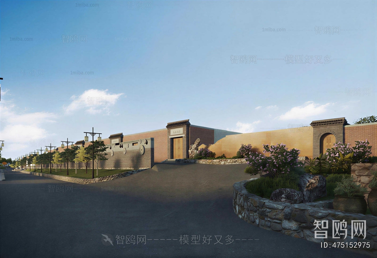 New Chinese Style Commercial Street