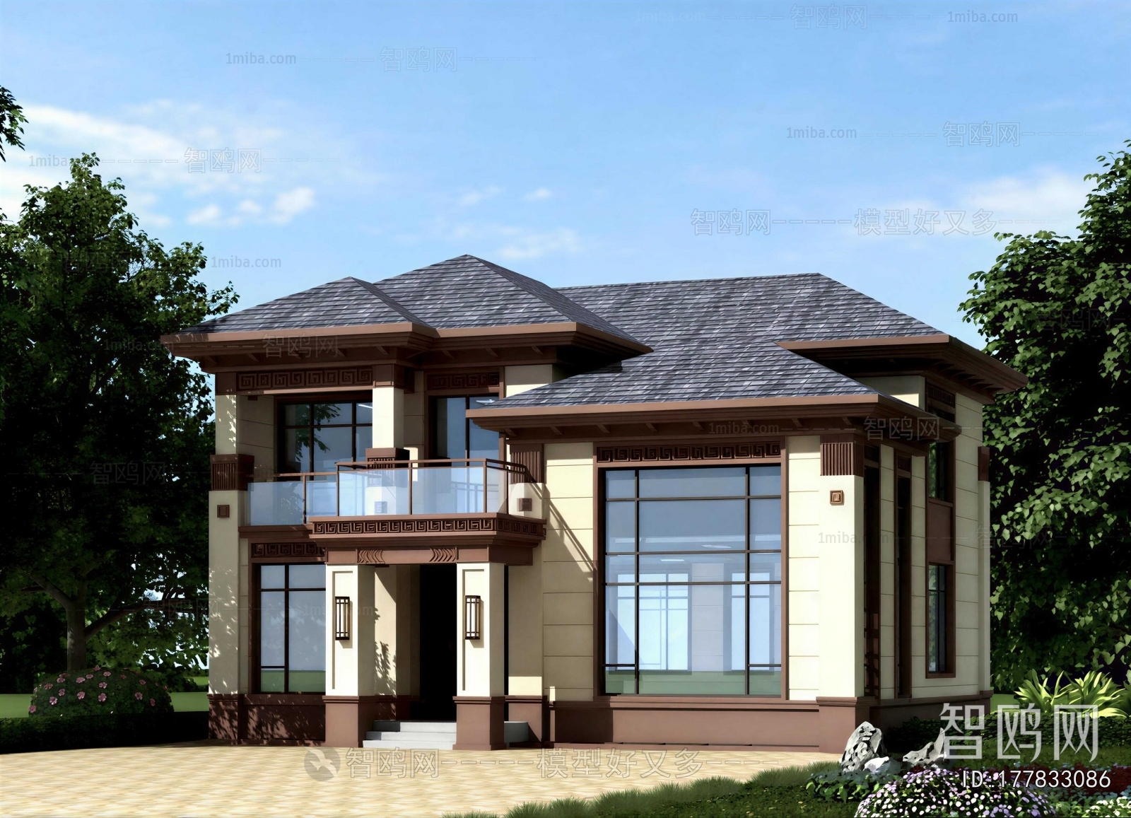 New Chinese Style Detached Villa
