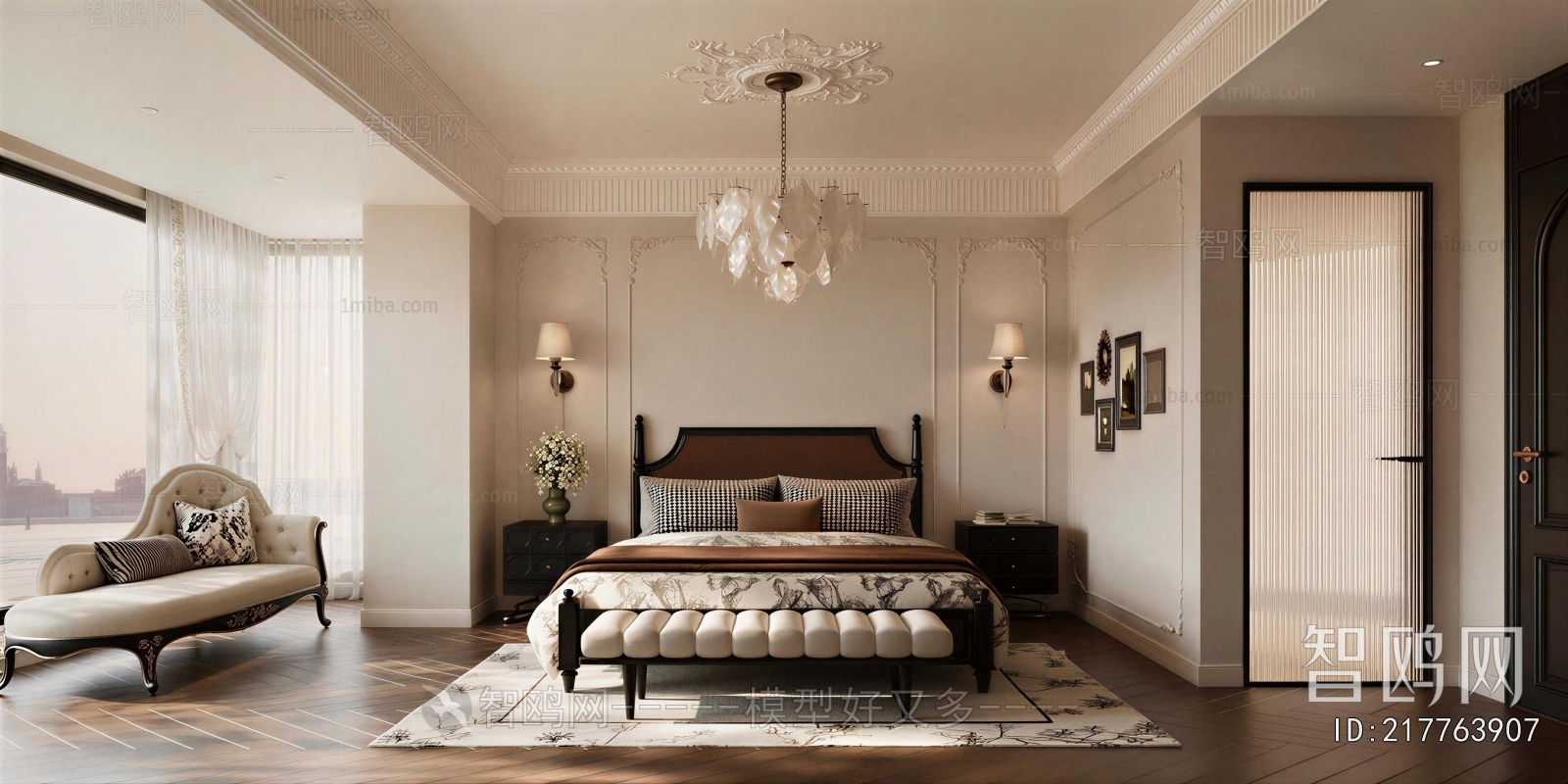 Retro Style Bedroom