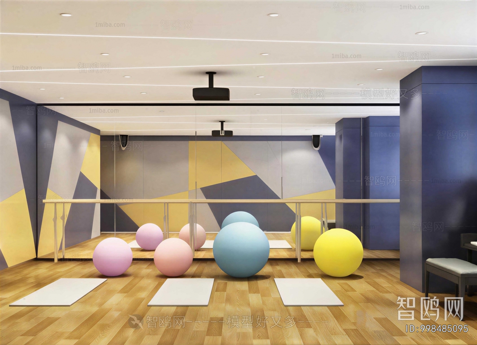 Modern Yoga Room