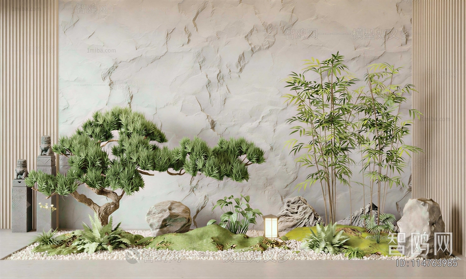 New Chinese Style Plant Landscaping