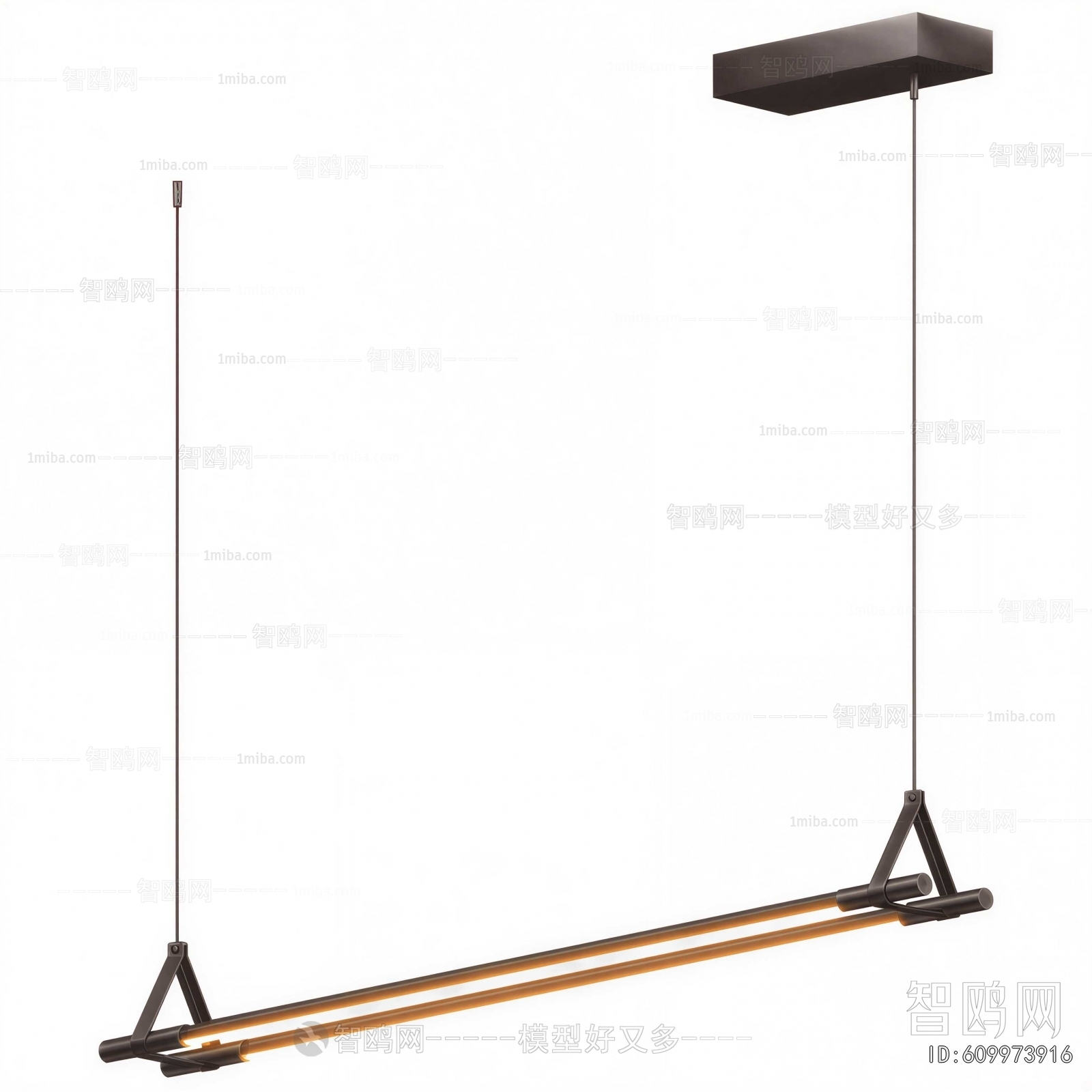 Modern Long Chandelier