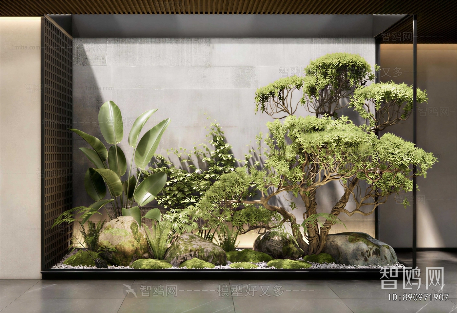 New Chinese Style Plant Landscaping
