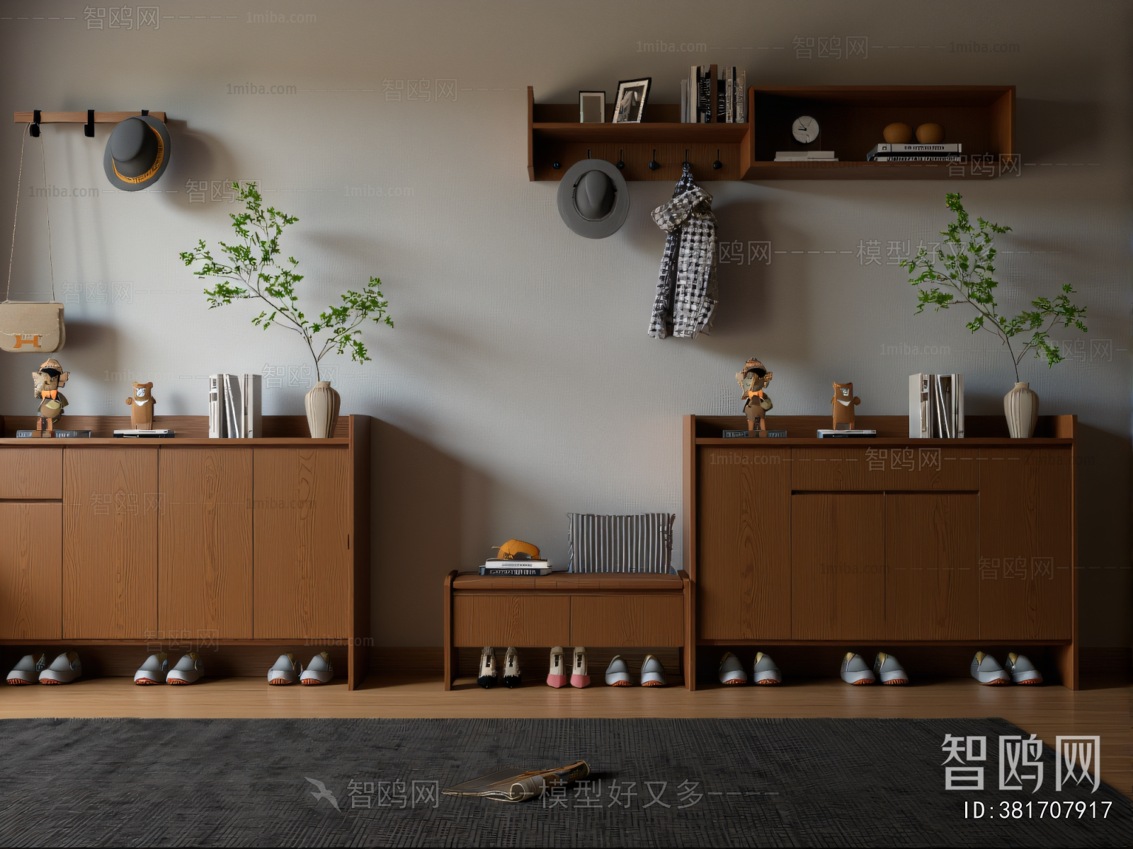 Modern Shoe Cabinet