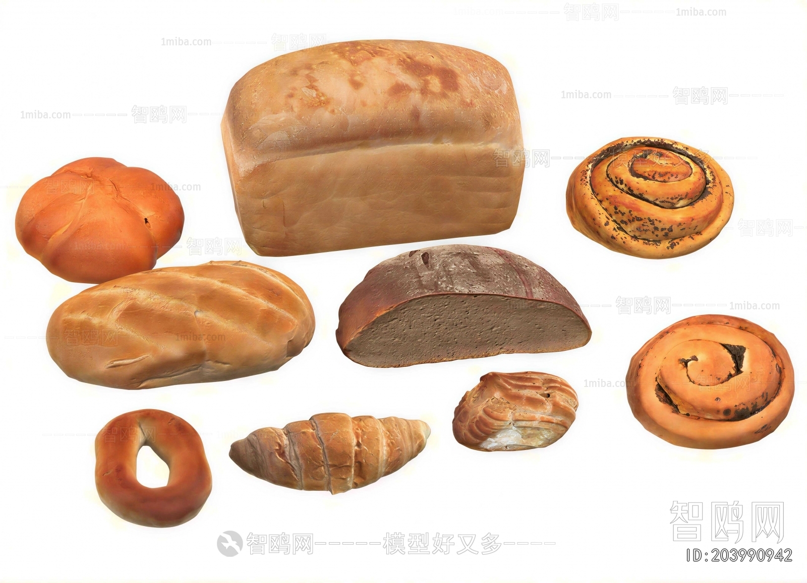 Modern Bread Cake